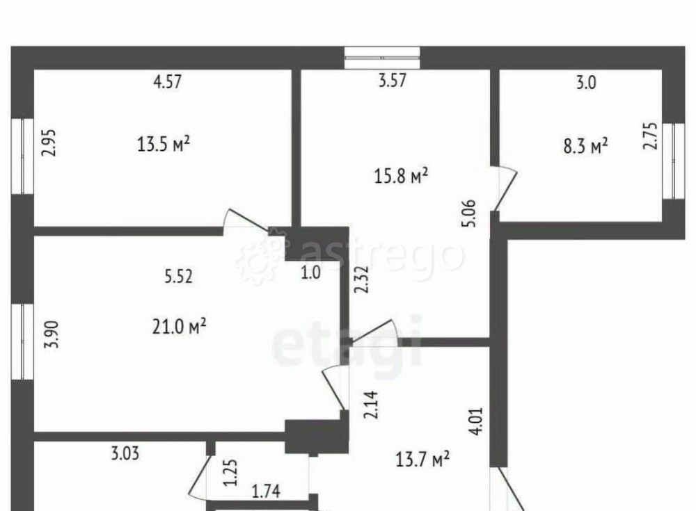 4-комн. квартира, 92.4 м2, 2/3 эт. Уфа - изображение 7