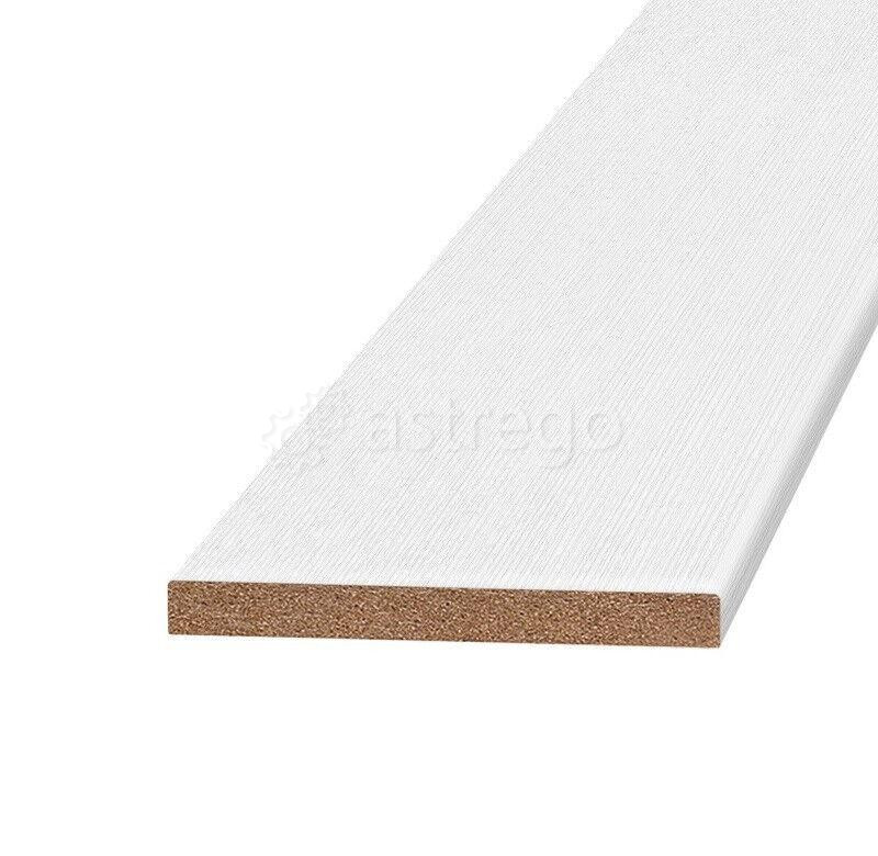 Дверной добор из экошпона 120x10x2200мм Дуб белоснежный Олови Екатеринбург - изображение 1