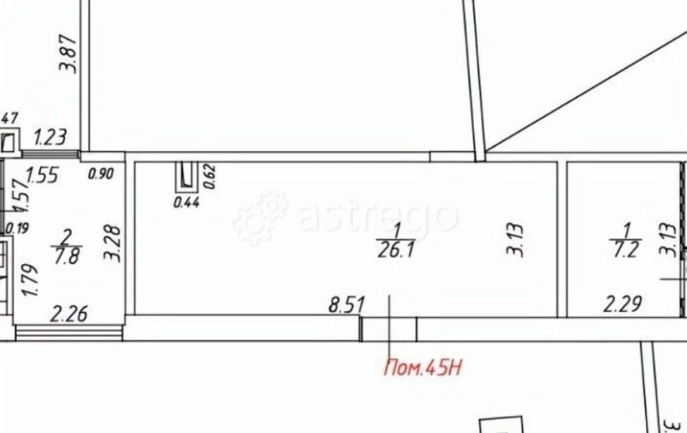 Свободного назначения, 26 м2 Санкт-Петербург - изображение 1