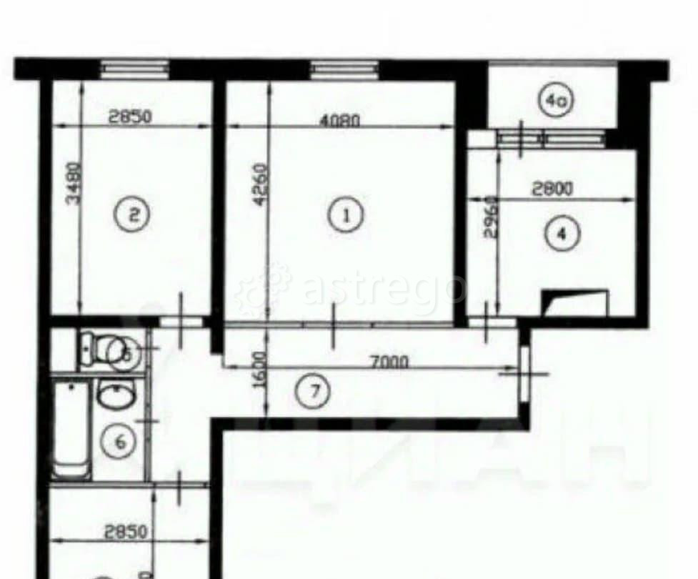 3-комн. квартира, 62.8 м2, 7/14 эт. Балашиха - изображение 3