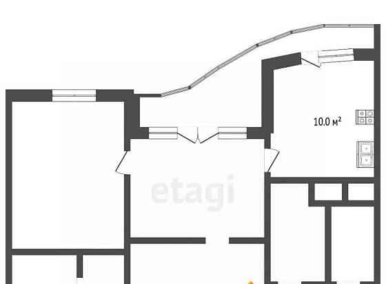 3-комн. квартира, 86 м2, 2/12 эт. Красногорск