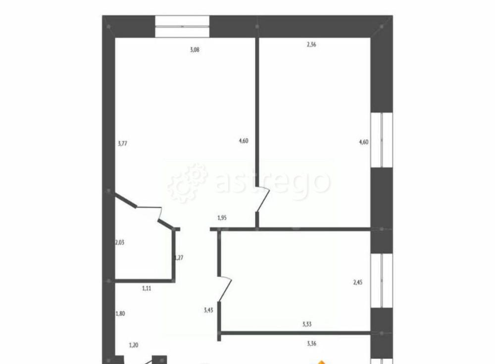 3-комн. квартира, 50 м2, 1/5 эт. Белогорск - изображение 7