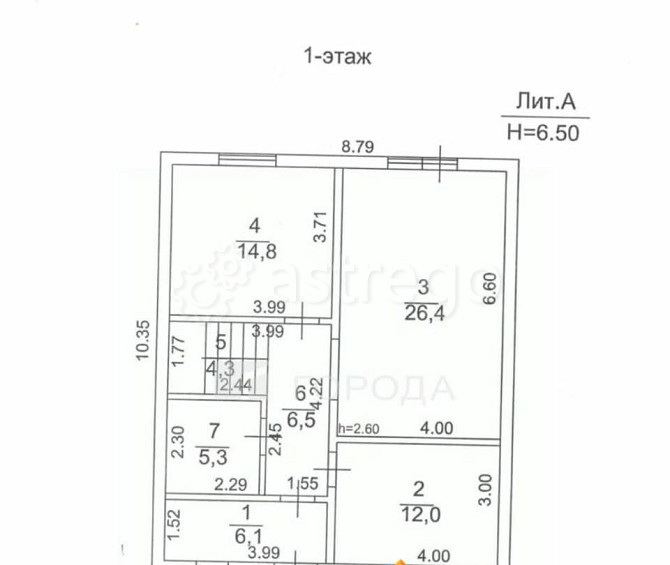 Дом, 133.1 м2, 5.55 сотки, 2 эт. Павловск - изображение 3