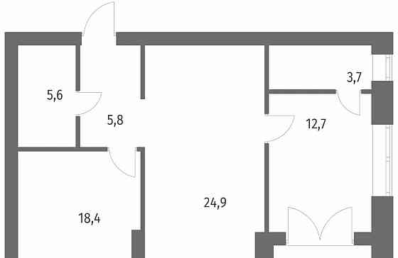 2-комн. квартира, 73 м2, 10/11 эт. Санкт-Петербург