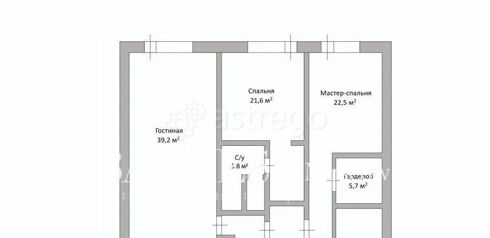 3-комн. апарт-ы, 127.8 м2, 4/7 эт. Москва - изображение 3