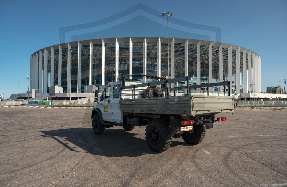 ГАЗ Садко Некст C42A43, с краном, бортовой 7 мест, сдвоенная кабина Москва - изображение 1