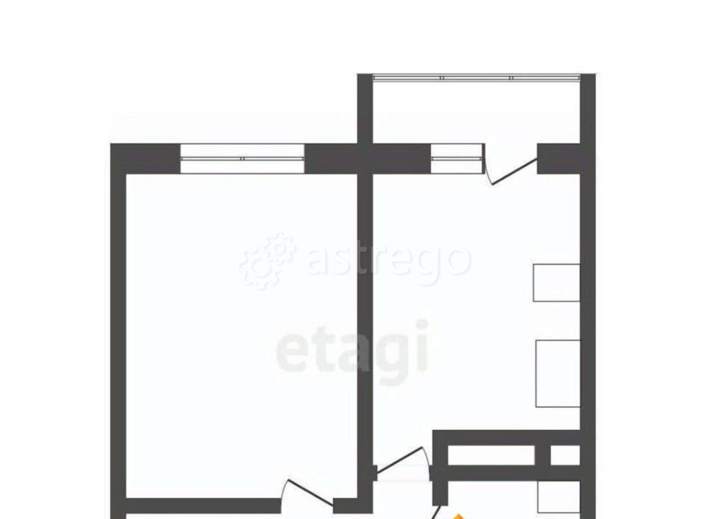 1-комн. квартира, 37.9 м2, 5/17 эт. Дмитров - изображение 4