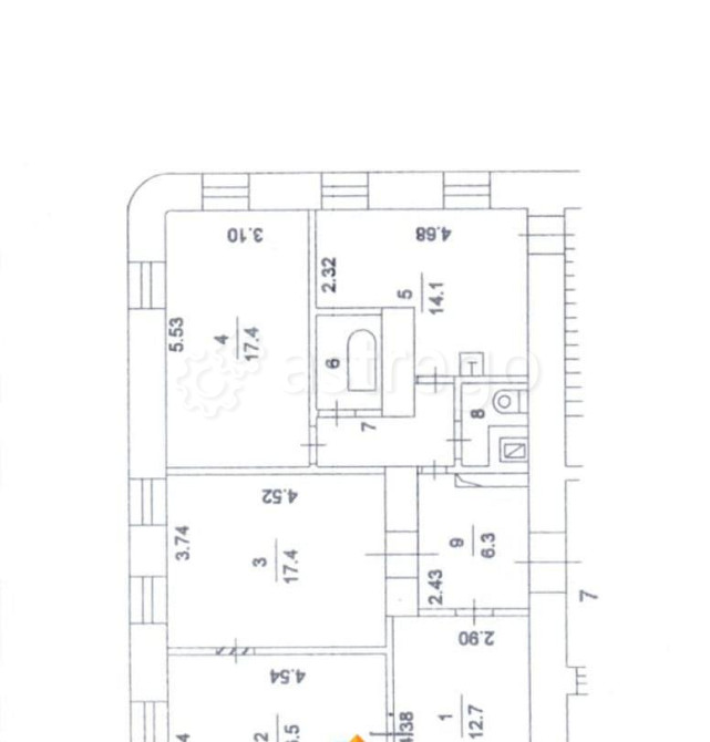 Комната, 17.4 м2, 3/5 эт. Москва - изображение 2