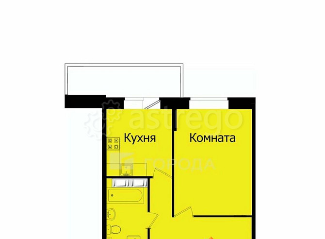 1-комн. квартира, 45.1 м2, 2/14 эт. Новоалтайск - изображение 4