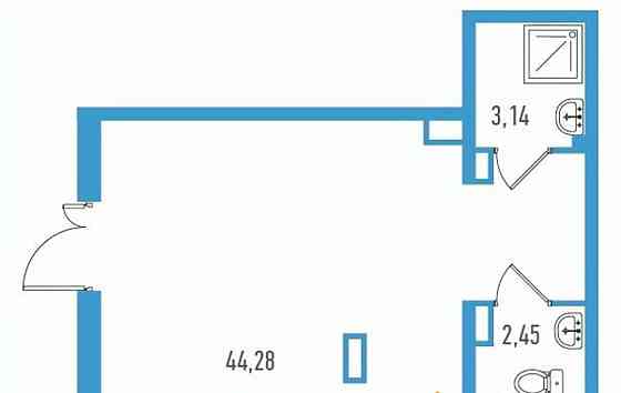 Свободного назначения, 50.5 м2 Санкт-Петербург