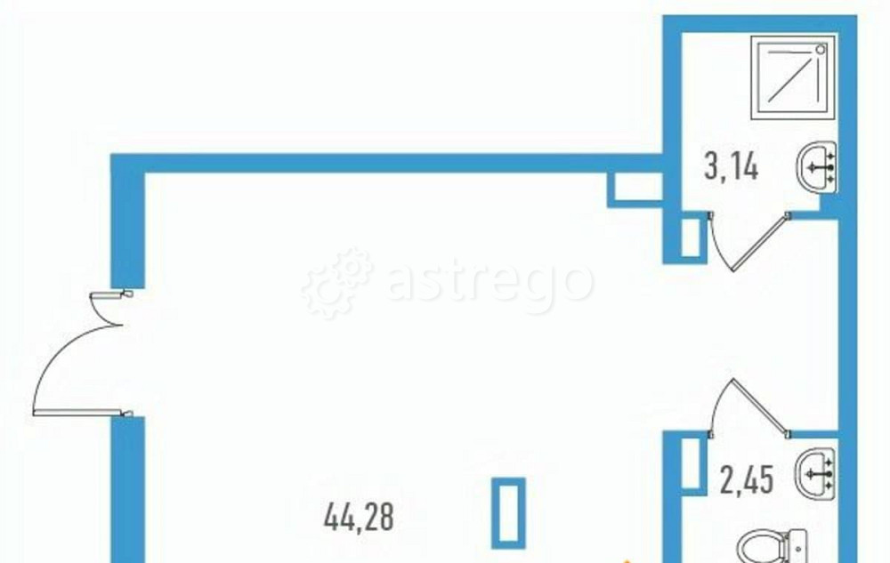 Свободного назначения, 50.5 м2 Санкт-Петербург - изображение 6