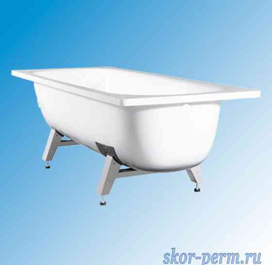 Ванна стальная Optimo 170х70 см с комплектом подставок Пермь