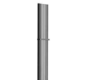 Полотенцесушитель электрический BOHEME Flat 25/150 СП Shine Gun Metal Новосибирск