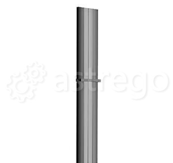 Полотенцесушитель электрический BOHEME Flat 25/150 СП Shine Gun Metal Новосибирск - изображение 1