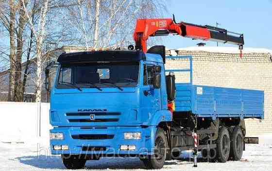 Бортовой автомобиль с краном-манипулятором КАМАЗ-65117 с КМУ FASSI F150A.22 Самара