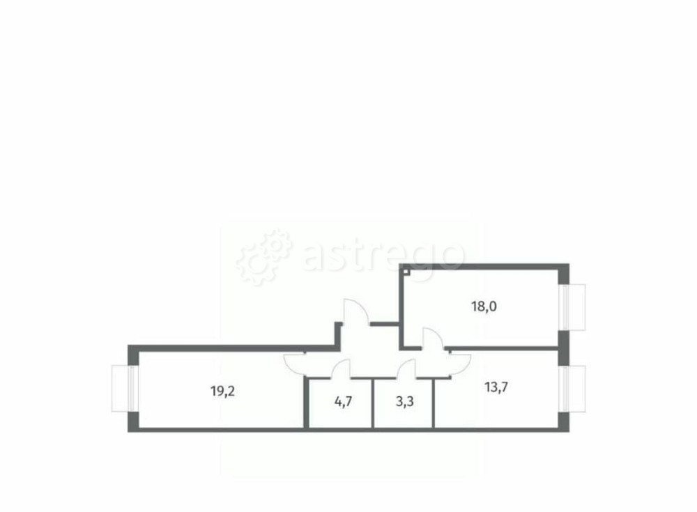2-комн. квартира, 66.7 м2, 4/8 эт. Санкт-Петербург - изображение 1