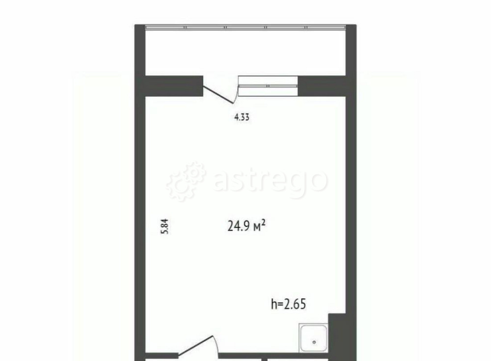 Студия, 33.3 м2, 17/17 эт. Красноярск - изображение 5