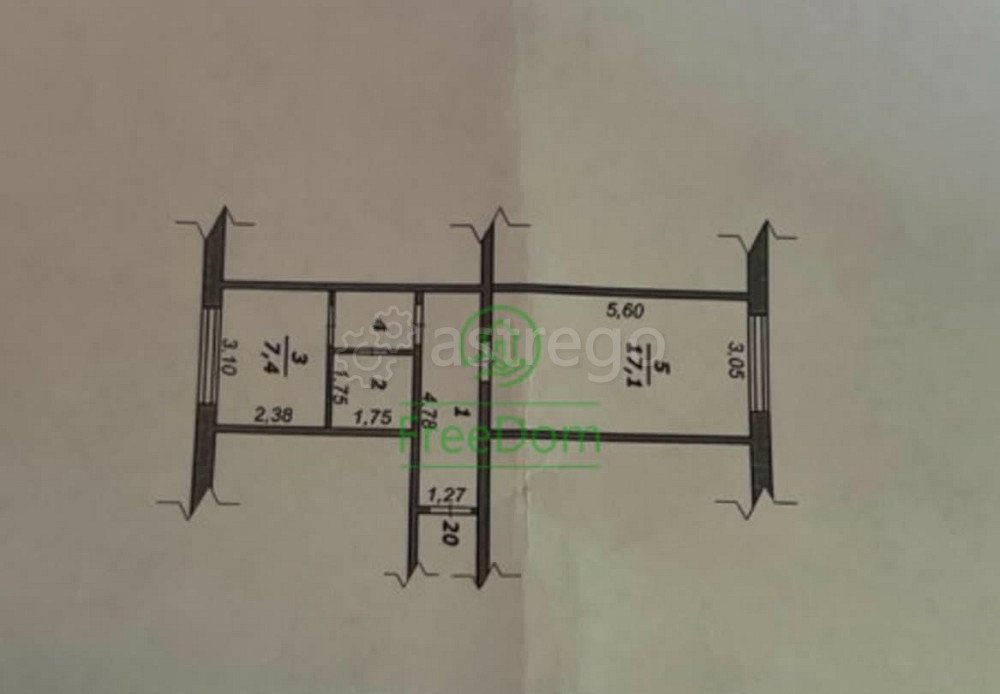 1-комн. квартира, 35.9 м2, 4/5 эт. Строитель - изображение 6