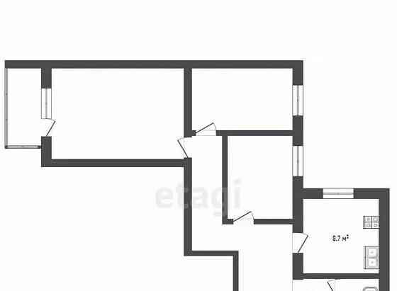 3-комн. квартира, 78 м2, 2/9 эт. Стерлитамак