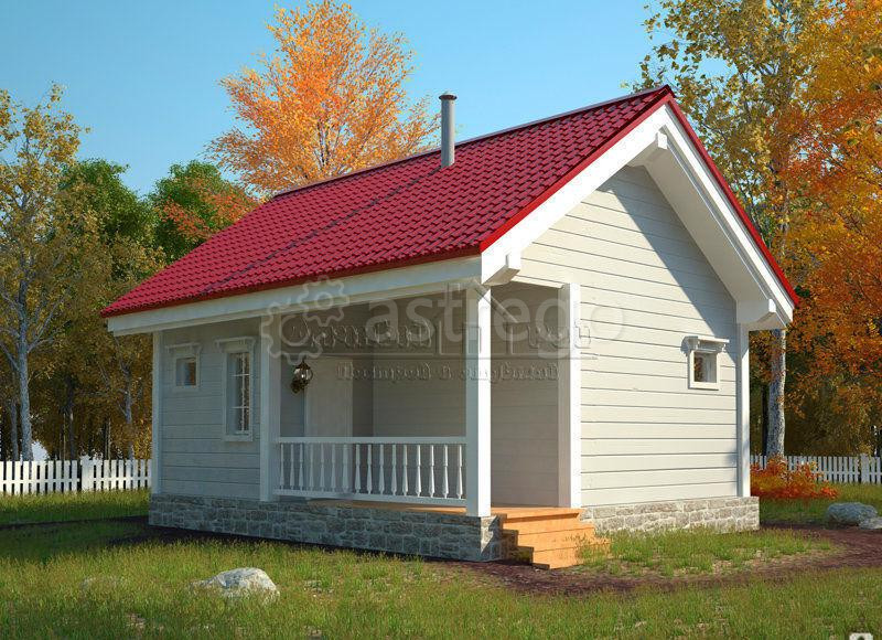 Строительство бани из бруса 6х6 м Томск - изображение 1