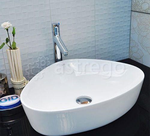 Раковина на столешницу Cerama LUX 9386 (50х40,5х10,5) Красноярск - изображение 1