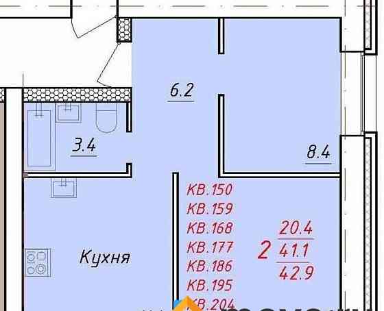 2-комн. квартира, 42.9 м2, 9/9 эт. Новоалтайск