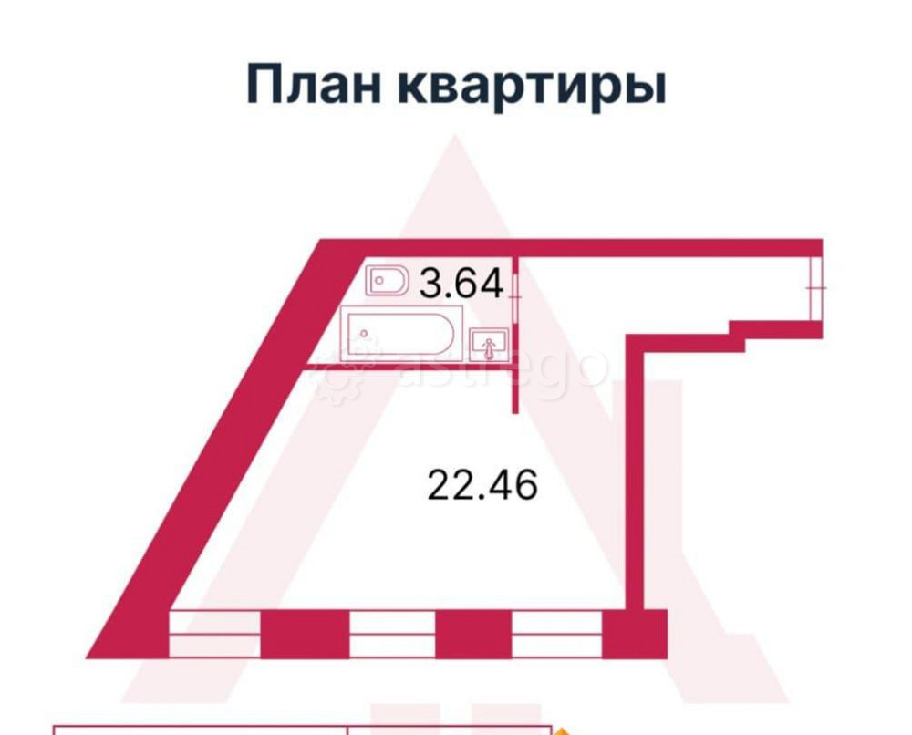 Комната, 22.5 м2, 2/5 эт. Санкт-Петербург - изображение 7