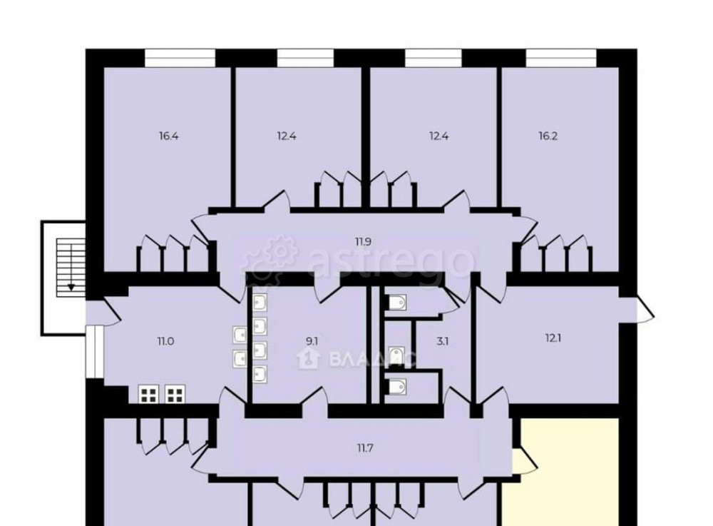 Комната, 18 м2, 7/9 эт. Санкт-Петербург - изображение 5