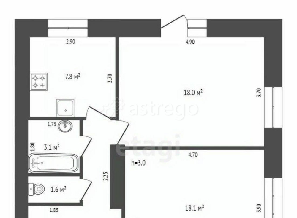 Офис, 56 м2 Котлас - изображение 7