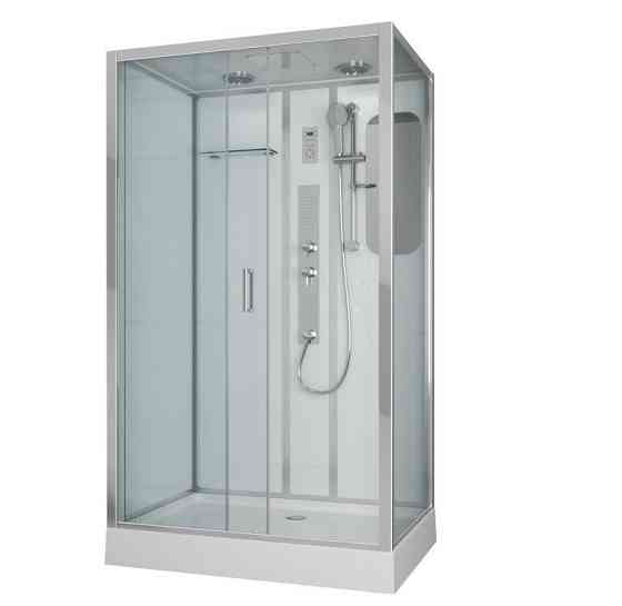 Душевая кабина NG- 6012-01GQL 1200х800х2100 низкий поддон 16 см стекло ПРОЗРАЧНОЕ 5 мест Niagara Москва