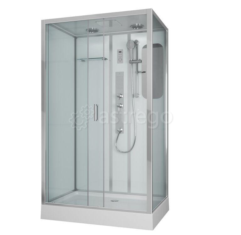Душевая кабина NG- 6012-01GQL 1200х800х2100 низкий поддон 16 см стекло ПРОЗРАЧНОЕ 5 мест Niagara Москва - изображение 1