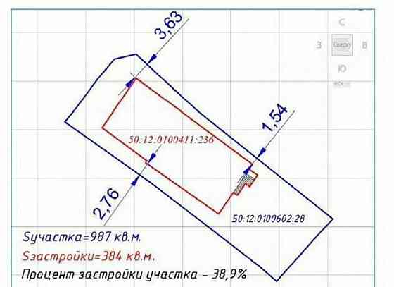 Дом, 947 м2, 9.87 га, 3 эт. Мытищи