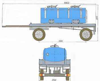 Прицеп-цистерна Г6-ОПА-4,9 Самара