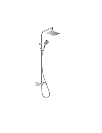 Душевая стойка Hansgrohe, Vernis, смеситель - в комплекте, тип открывания воды - вентильный 26286000 Москва