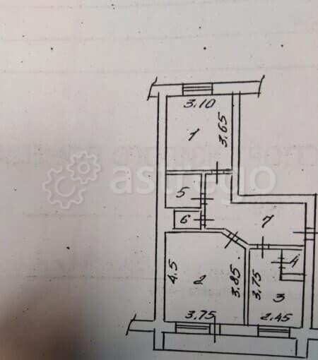 2-комн. квартира, 53.8 м2, 5/5 эт. Губкин - изображение 10