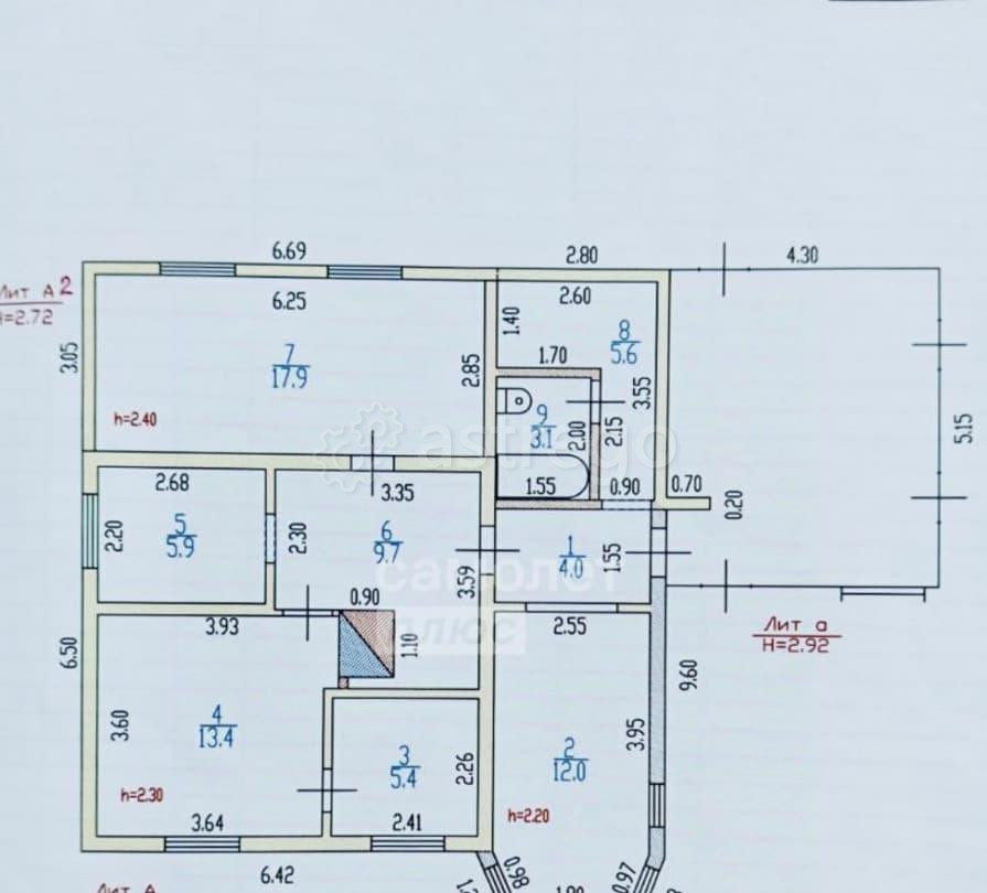 Дом, 80 м2, 16 соток, 1 эт. Заринск - изображение 3