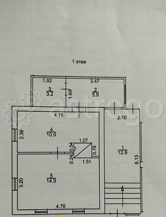 Дом, 52 м2, 2.6 сотки, 1 эт. Бийск - изображение 1