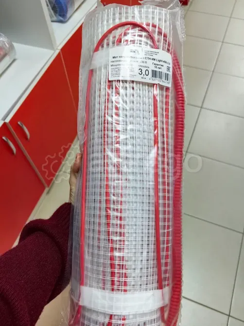 Теплый пол на сетке нагревательный мат Оренбург - изображение 1