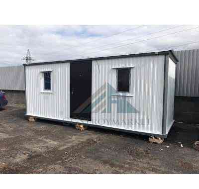 Бытовка под столовую БК-03-1 распашонка 6.0х2.4м с отделкой вагонка Москва