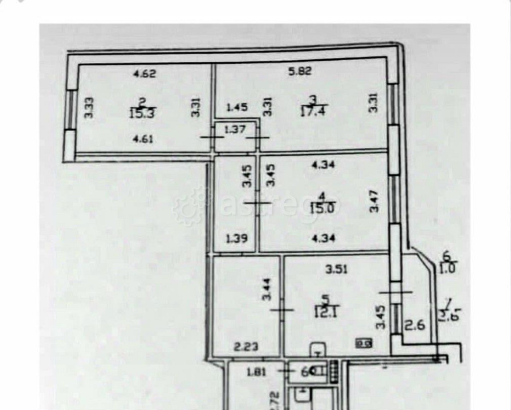 3-комн. квартира, 89.3 м2, 15/17 эт. Санкт-Петербург - изображение 5
