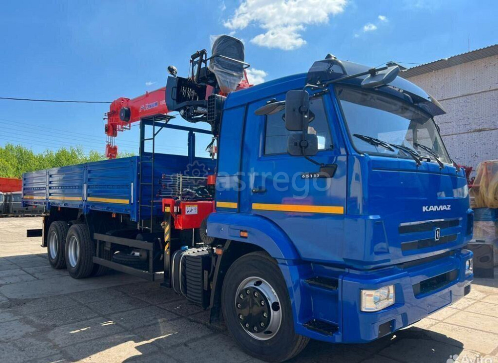 Бортовой грузовик КАМАЗ 65117 с КМУ Kanglim KS1256G-II Набережные Челны - изображение 1