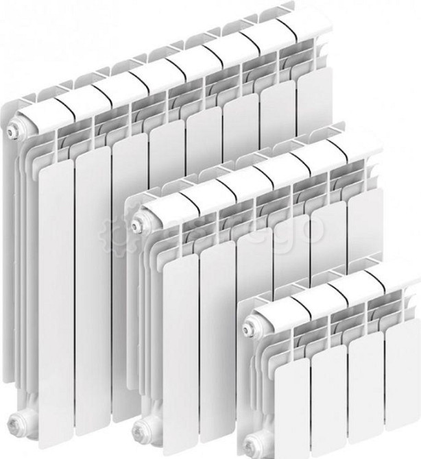 Радиаторы алюминиевые и биметаллические Global iseo высота ребра 350 мм Москва - изображение 1