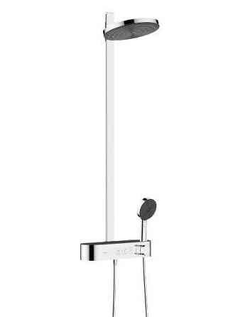 Душевая стойка Hansgrohe, Pulsify, смеситель - есть, тип регулирования воды - термостатический картр Москва