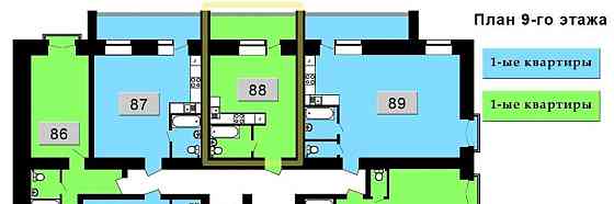 Студия, 32.8 м2, 9/9 эт. Благовещенск