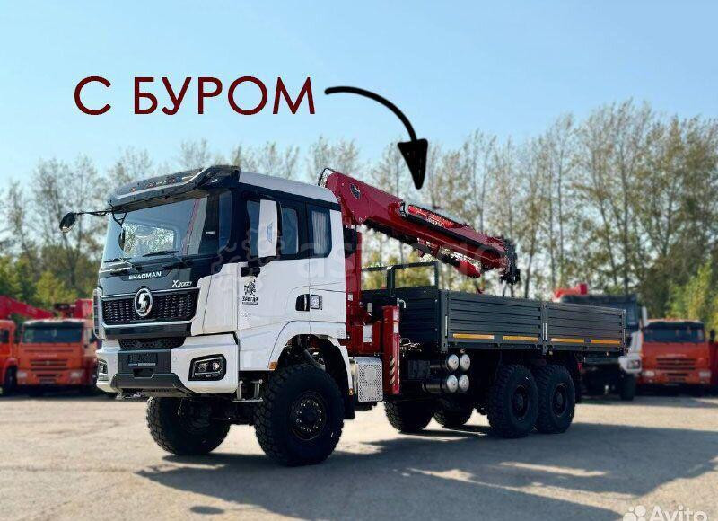 Вездеход бортовой SНАСMАN X3000 6х6 с KМУ Hоryong HRS216 и буpoм Набережные Челны - изображение 1