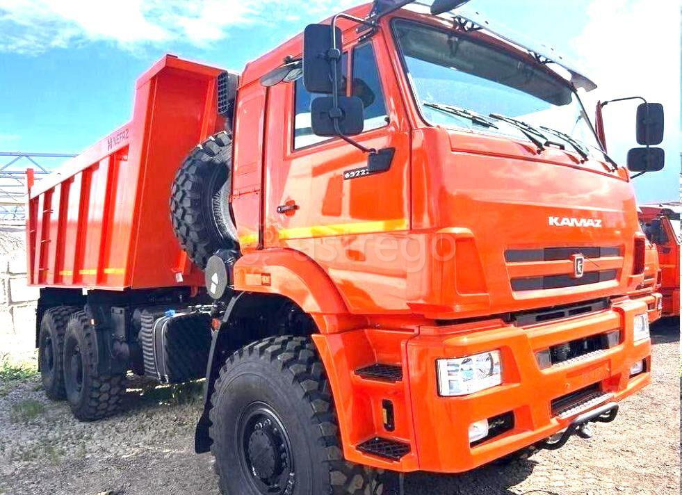 Самосвал КАМАЗ 65222-26012-53, колесная формула 6х6, грузоподъемность 19.575 т, бак 350 л Набережные Челны - изображение 1