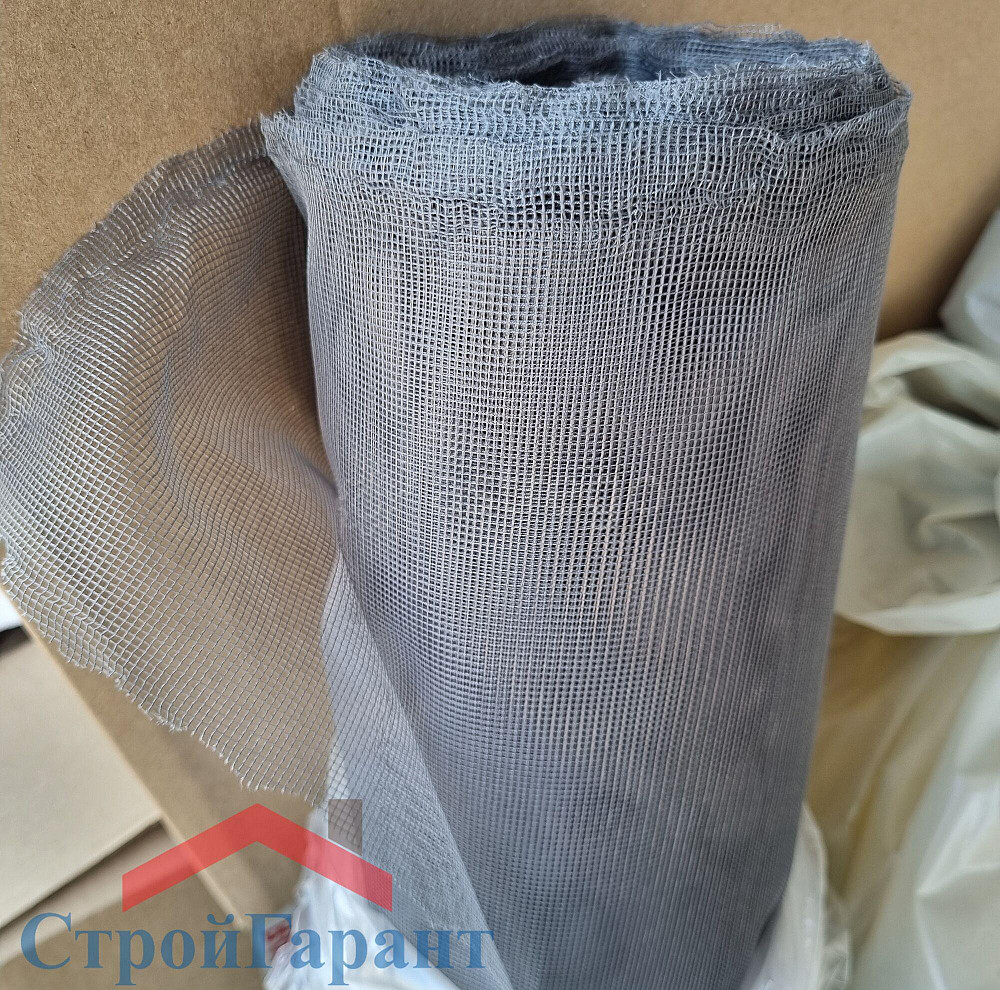 Сетка москитная ширина 100 см серая (на отрез) Череповец - изображение 1