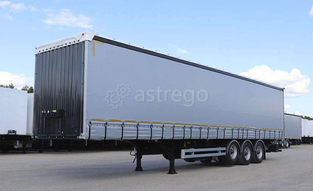 Полуприцеп шторно-бортовой Тонар Т3-13 9888 стаканы под коники V 91,4 м3 ССУ 1150 мм L 13,6 м Краснодар - изображение 1