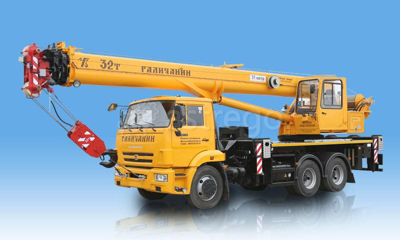 Автокран КС-55729-1В-3 32 т КАМАЗ-65115 ОВОИД Галичанин Краснодар - изображение 1