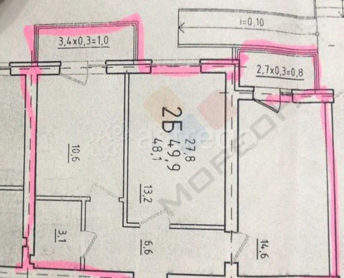 2-комн. квартира, 50 м, 1/5 эт. Новая Адыгея - изображение 4